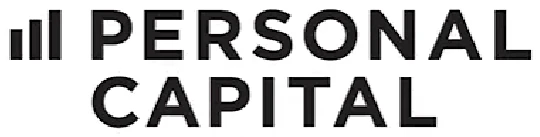 Personal Capital logo, 2015: small bars beside PERSONAL CAPITAL in spaced capitals