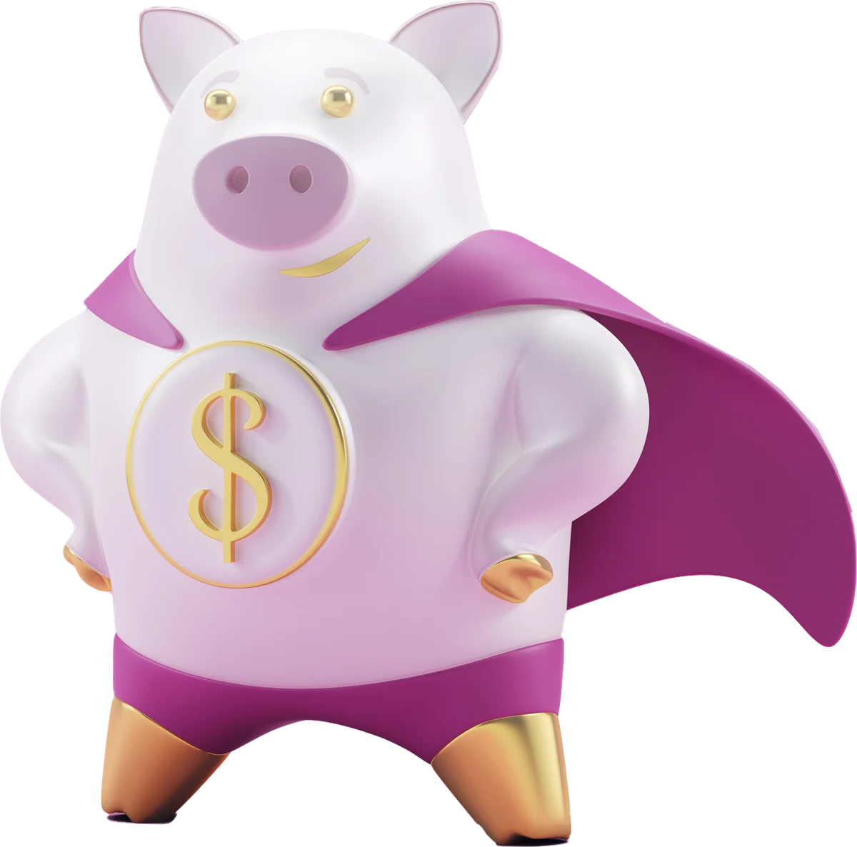 Cashius in his cape, hands on hips
