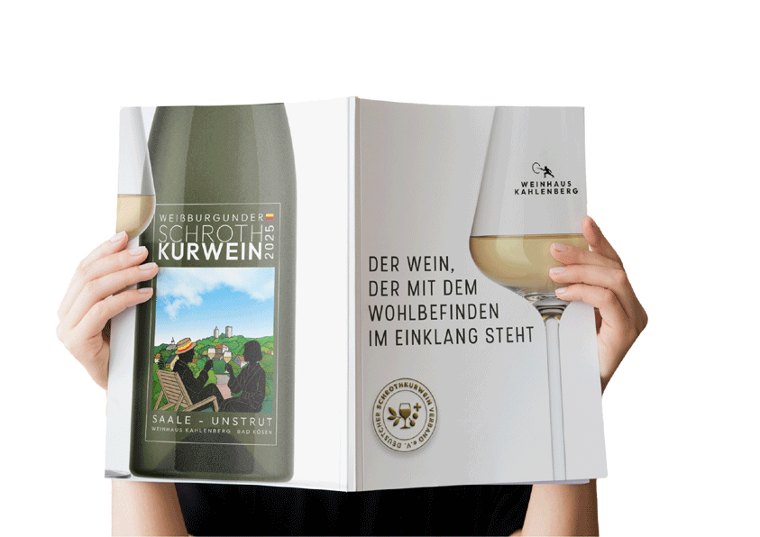 Weinhaus Kahlenberg bottle and gift bag